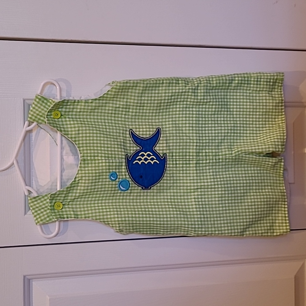 BOTIQUE EA Fish Applique Overalls
